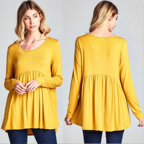 Tops - MUSTARD TOP